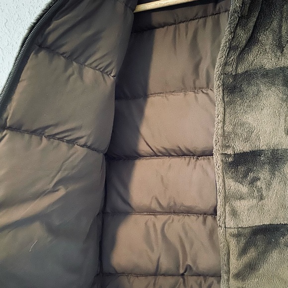 Athleta Chocolate Brown Goose Down Puffer Vest | Like New - Picture 6 of 8